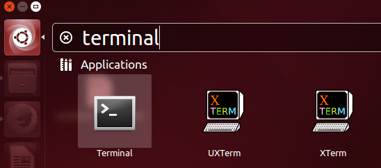 uTAFS Ubuntu Installation - Terminal