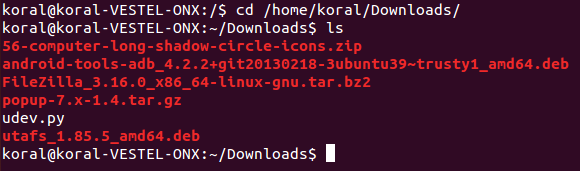 uTAFS Ubuntu Installation - Udev Ls