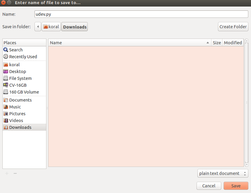uTAFS Ubuntu Installation - Udev Save Target